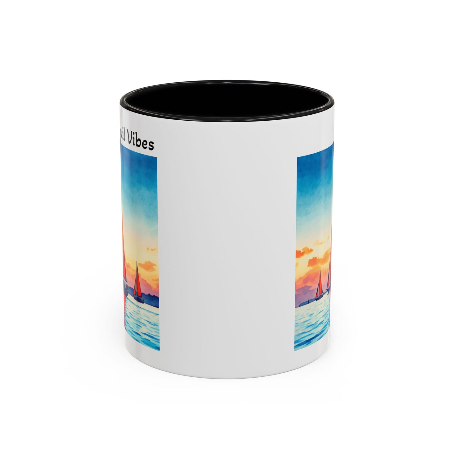 Mug - Tranquil Vibes Accent Coffee Mug (11, 15oz)