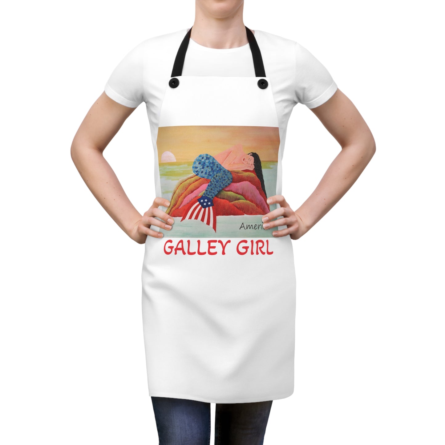 Apron - American Mermaid for Galley Girl Design