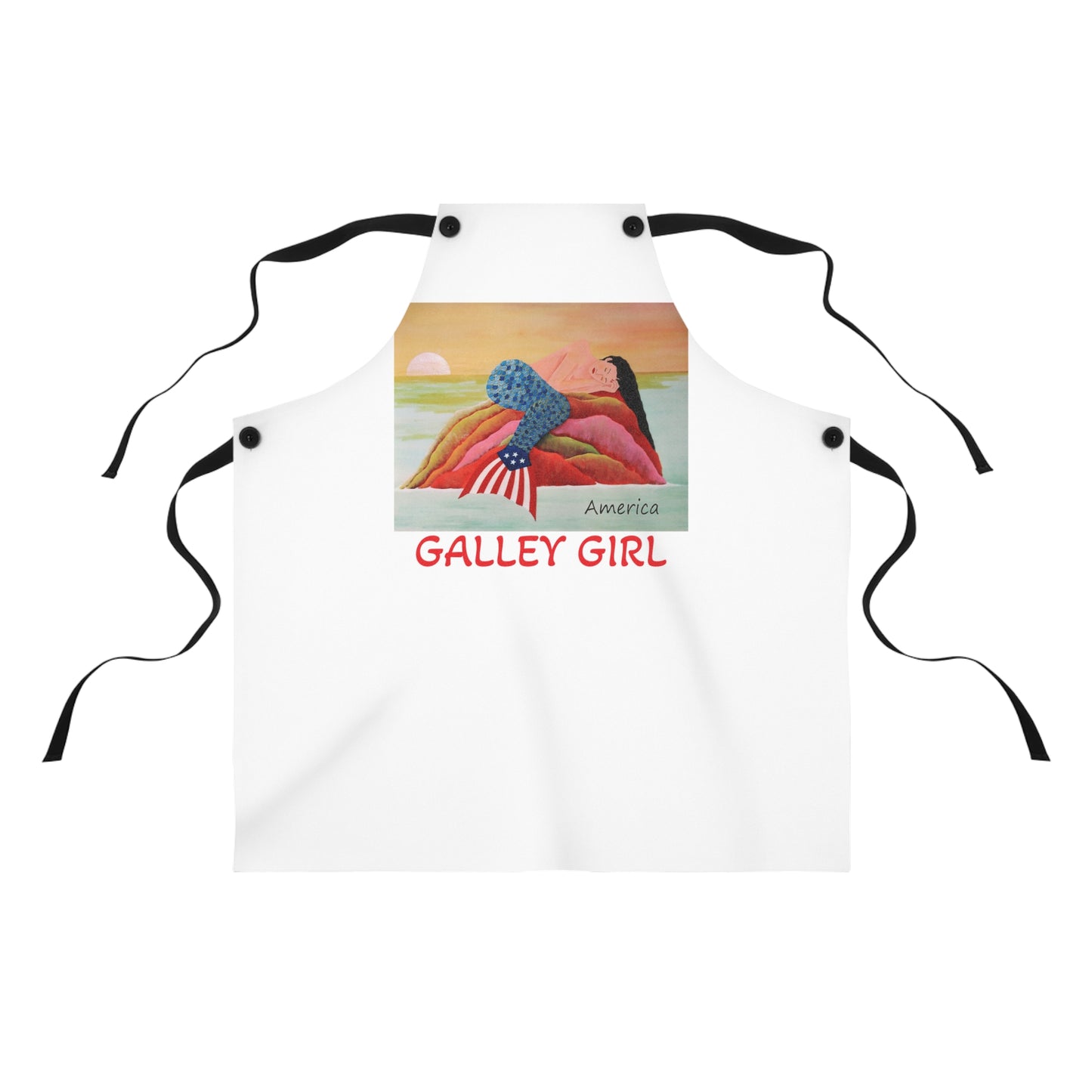 Apron - American Mermaid for Galley Girl Design