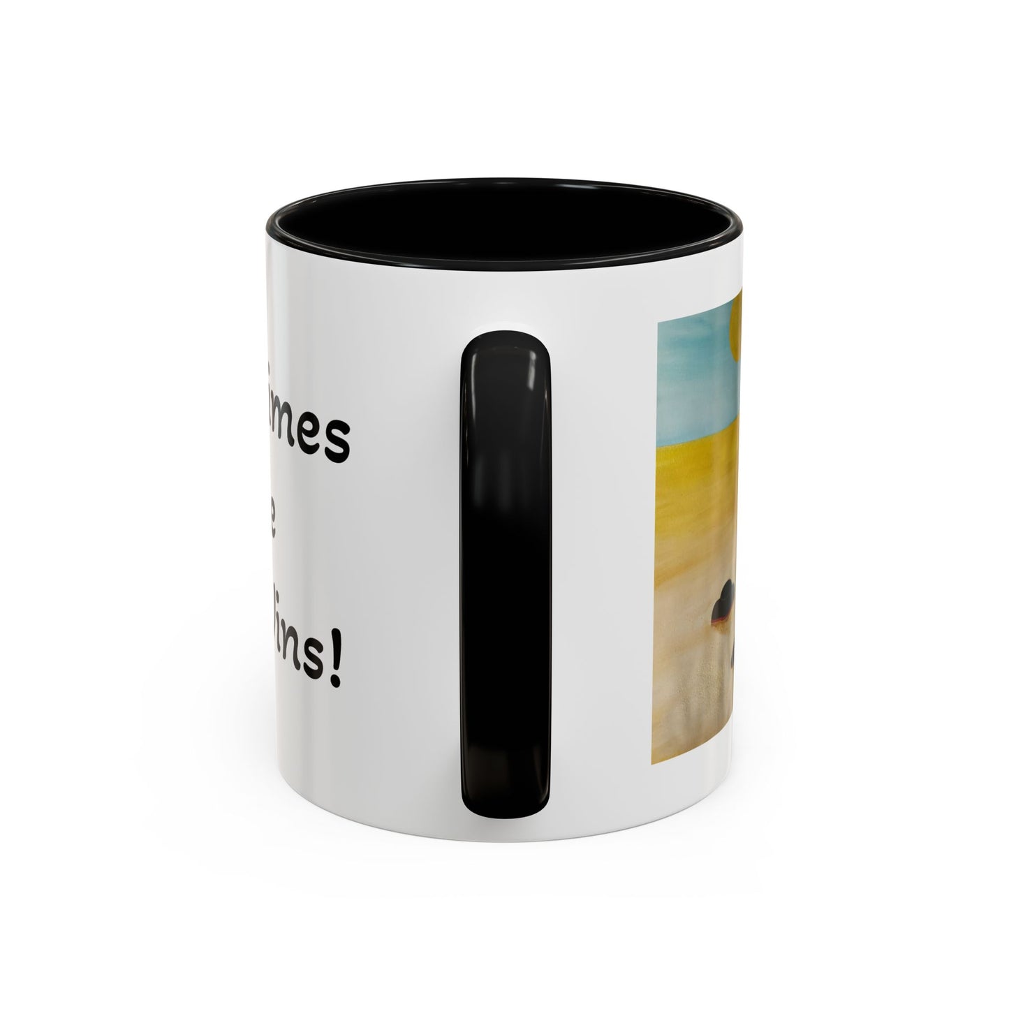 'Sometimes The Bull Wins' Original Watercolor on Coffee Mug (11oz)