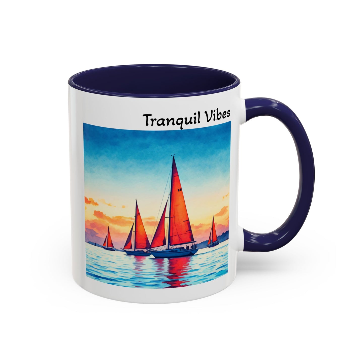 Mug - Tranquil Vibes Accent Coffee Mug (11, 15oz)