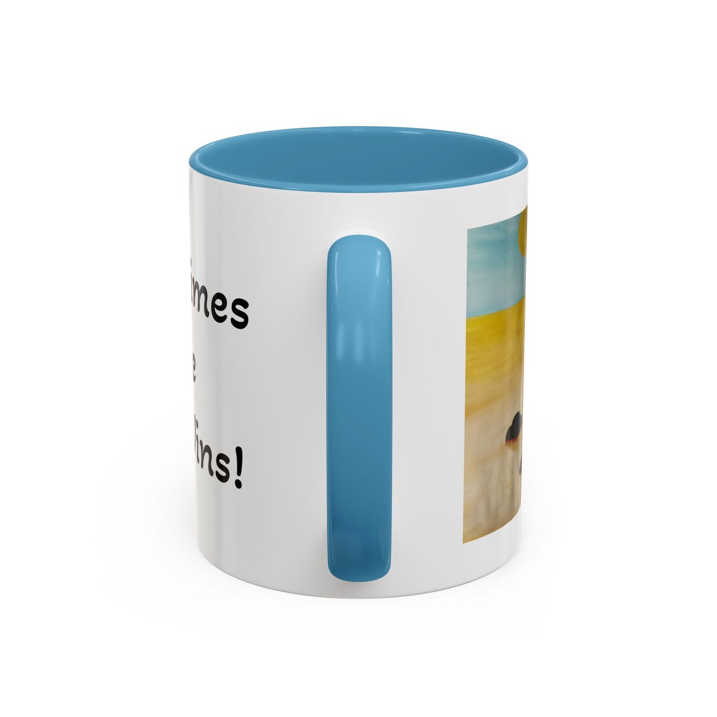 'Sometimes The Bull Wins' Original Watercolor on Coffee Mug (11oz)