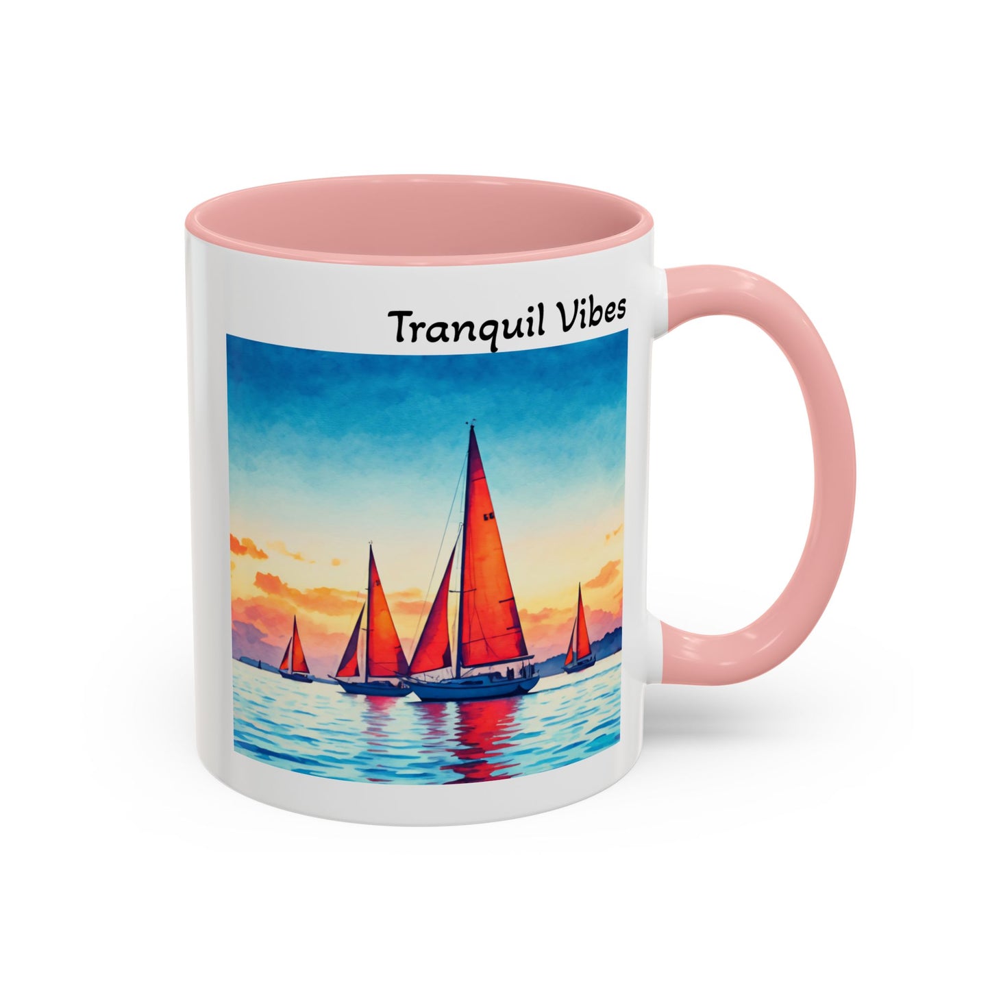 Mug - Tranquil Vibes Accent Coffee Mug (11, 15oz)