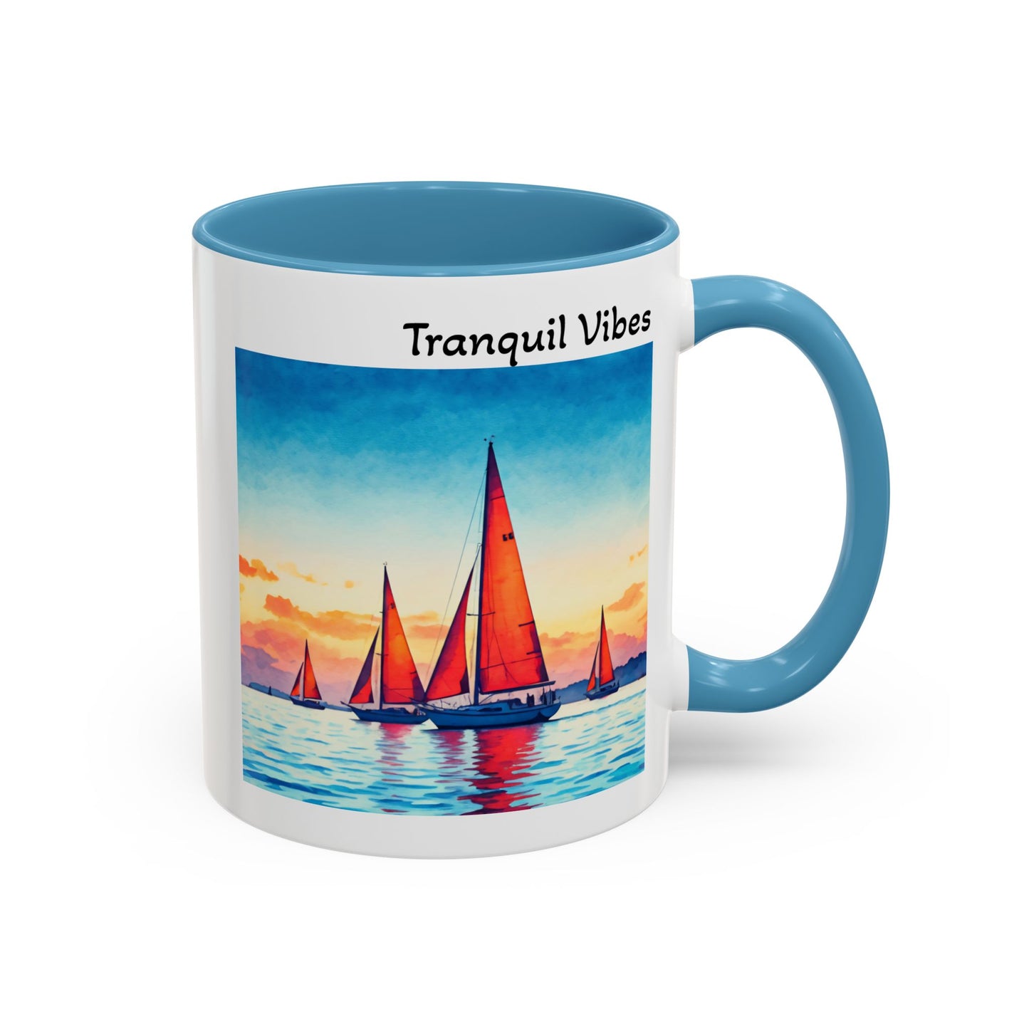 Mug - Tranquil Vibes Accent Coffee Mug (11, 15oz)