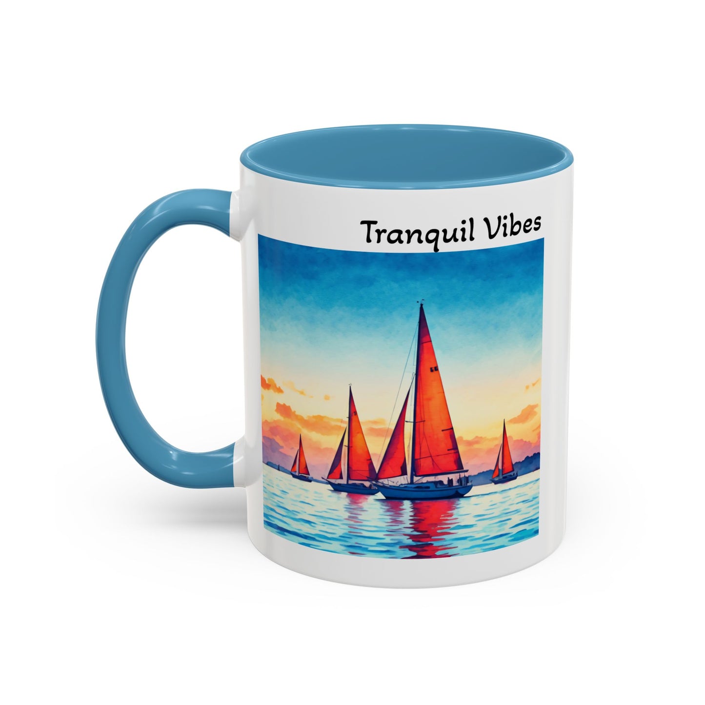 Mug - Tranquil Vibes Accent Coffee Mug (11, 15oz)