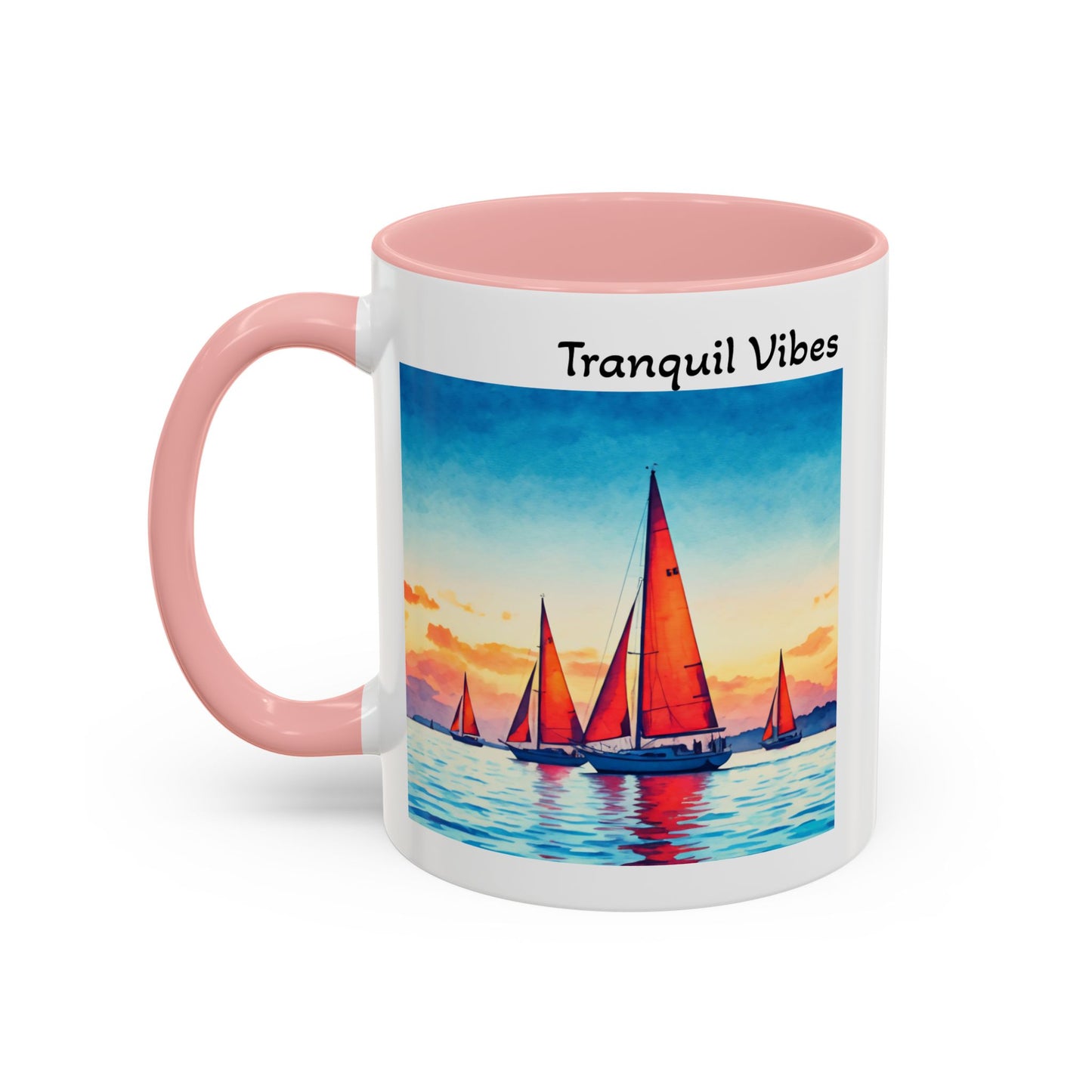 Mug - Tranquil Vibes Accent Coffee Mug (11, 15oz)