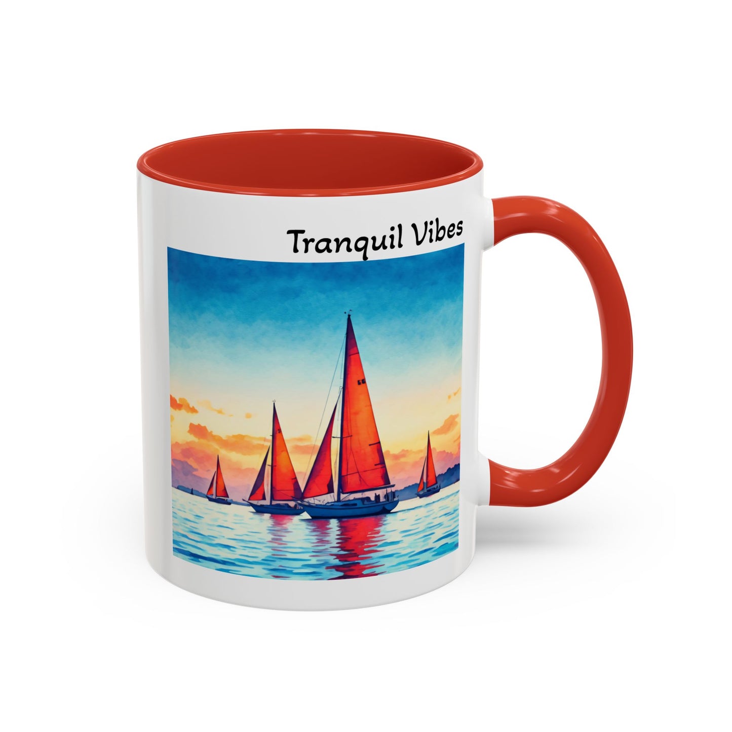 Mug - Tranquil Vibes Accent Coffee Mug (11, 15oz)