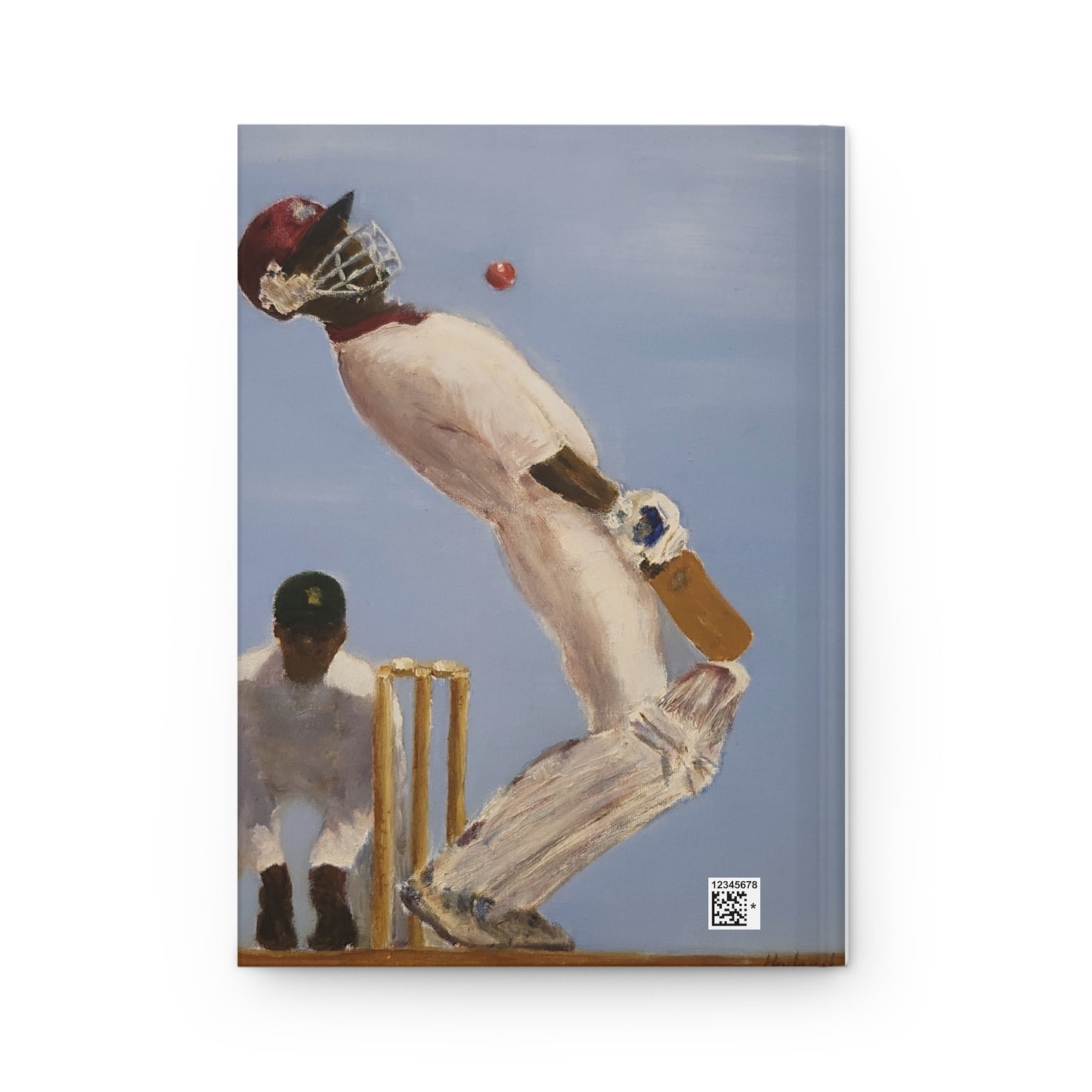 Cricket-Inspired Hardcover Journal | Matte Finish | Perfect for Sports Lovers, Note Taking, Gift Idea, Self-Reflection, Writing