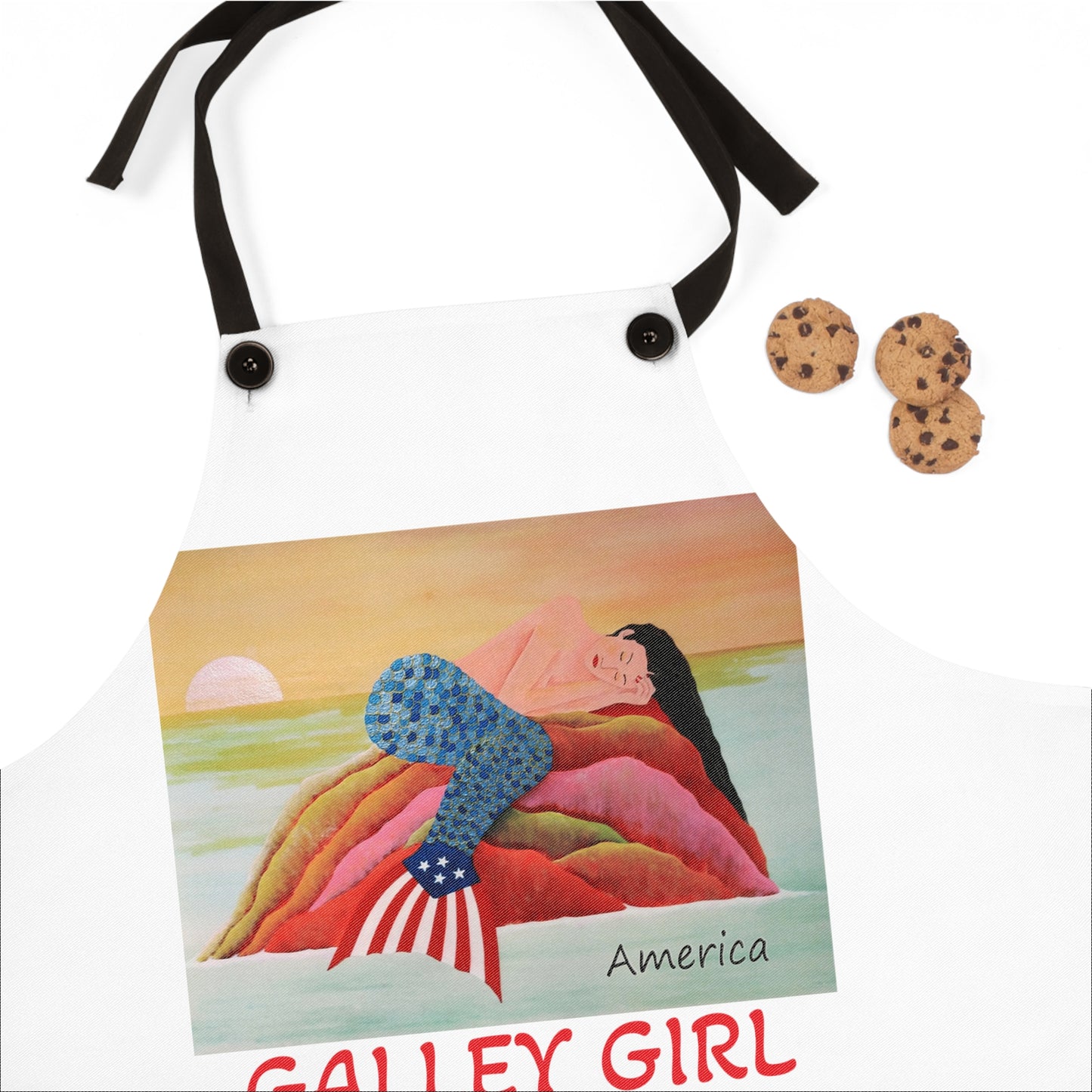 Apron - American Mermaid for Galley Girl Design