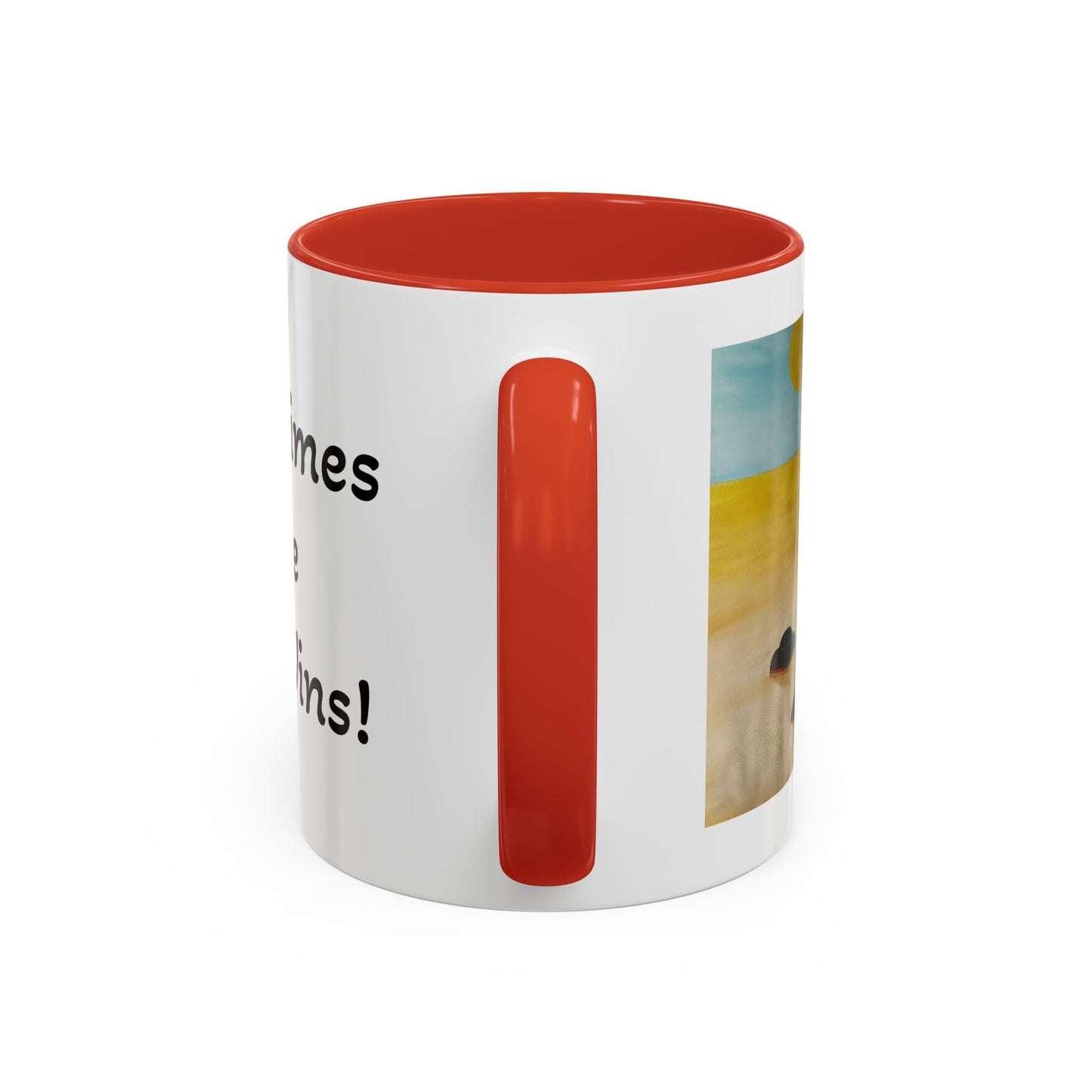 'Sometimes The Bull Wins' Original Watercolor on Coffee Mug (11oz)