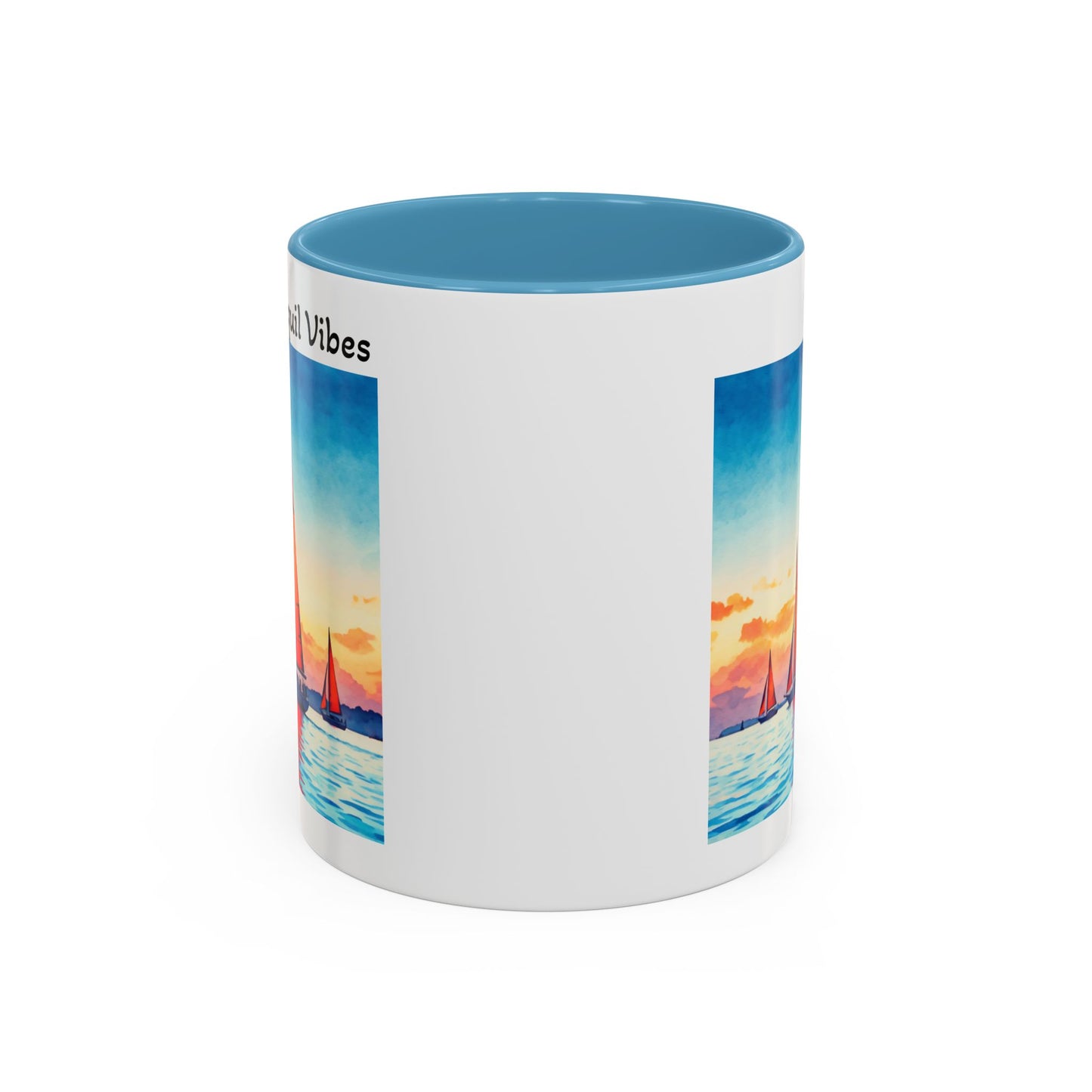 Mug - Tranquil Vibes Accent Coffee Mug (11, 15oz)